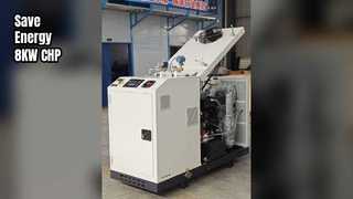 8KW 10KVA energia de cogeração trifásica CHP