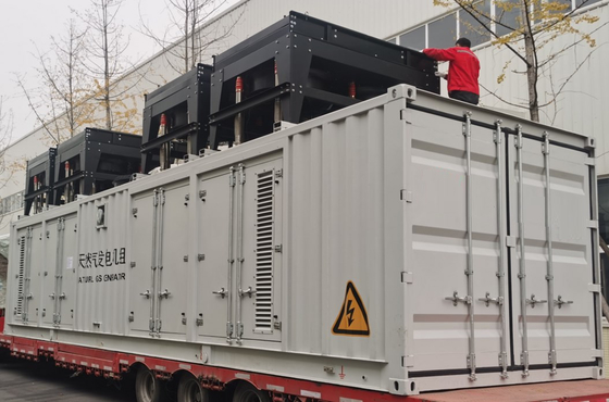 Bom preço. Silencer equipado 250KW 300KVA 500KW 625KVA Deutz Gás Natural GNL gerador de GNC conjunto para campos de gás e petróleo ao ar livre on-line