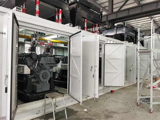 Bom preço. Tipo de contêiner Ourdoor Rainproof Snowproof 250KW 500KW 625KVA 600KVA 1MW 1000KW Deutz Gás Natural LNG CNG Gerador Conjunto on-line