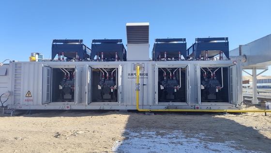 Bom preço. Container de refrigeração alternador arrefecido a ar Tipo 500KW 1000KW 1MW 2MW 3MW GNL GNC Gás natural Deutz Gerador de conjunto para exterior on-line