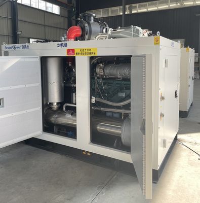 Bom preço. projeto a favor do meio ambiente combinado CHP silencioso do poder do calor do gás 150KW natural on-line