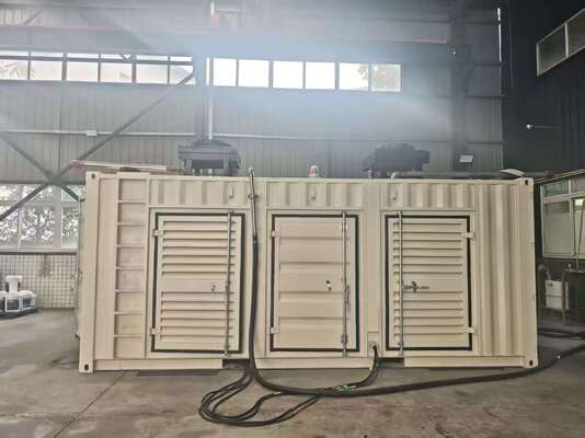 Bom preço. Container Premium 120kW 150KVA Gerador de CHP a gás natural de alta eficiência e baixo ruído on-line