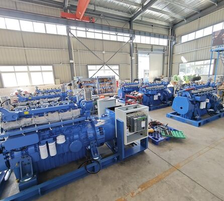Bom preço. 50hz 60hz 400KW Motor Yuchai Rainproof Containerized Outdoor Silent Biomass Gerador de Gás Natural on-line