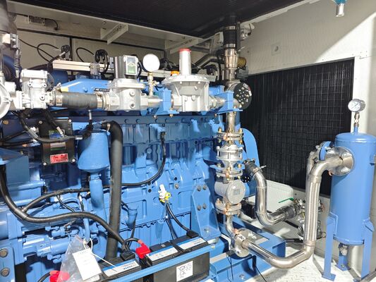 Bom preço. 400kw Yuchai Motor Rainproof Soundproof Container Gerador de Gás Natural Set Genset on-line