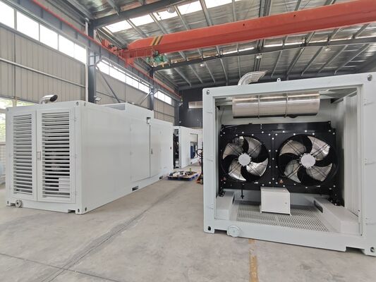 Bom preço. Gerador a Gás Natural Yuchai de 400kw com Contêiner à Prova de Chuva e Isolamento Acústico on-line