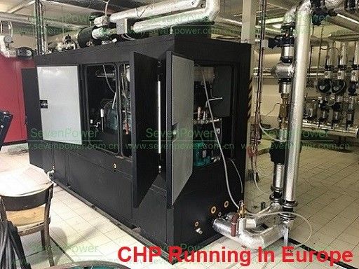 Bom preço. Planta elétrica da produção combinada do gás natural do começo 50Hz 200KW on-line