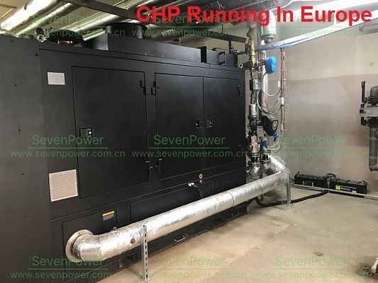 Bom preço. Unidade silenciosa da produção combinada do gás natural de 120KW 150KVA on-line